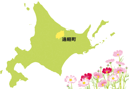 遠軽町の地図
